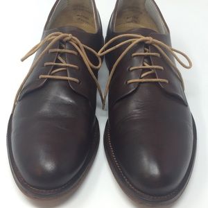 J Shoes Derby's. Men's Shoe SZ 8 1/2 M. Drk Brown.